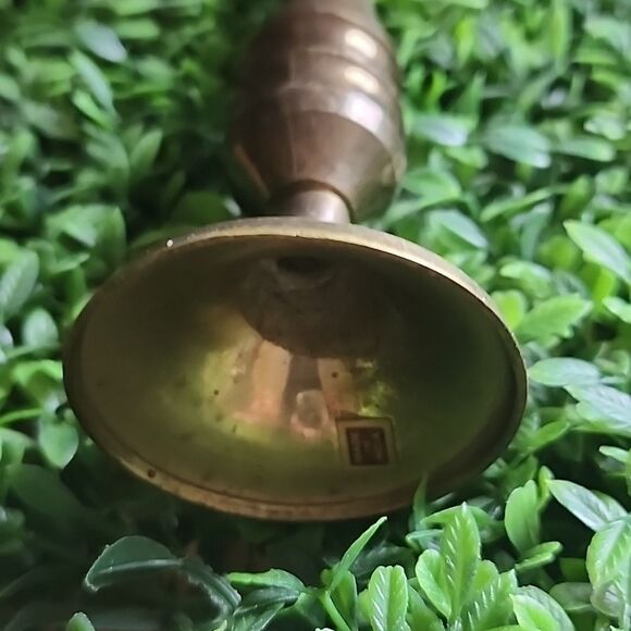 Vintage Brass Bud Vase - Picture 6 of 10